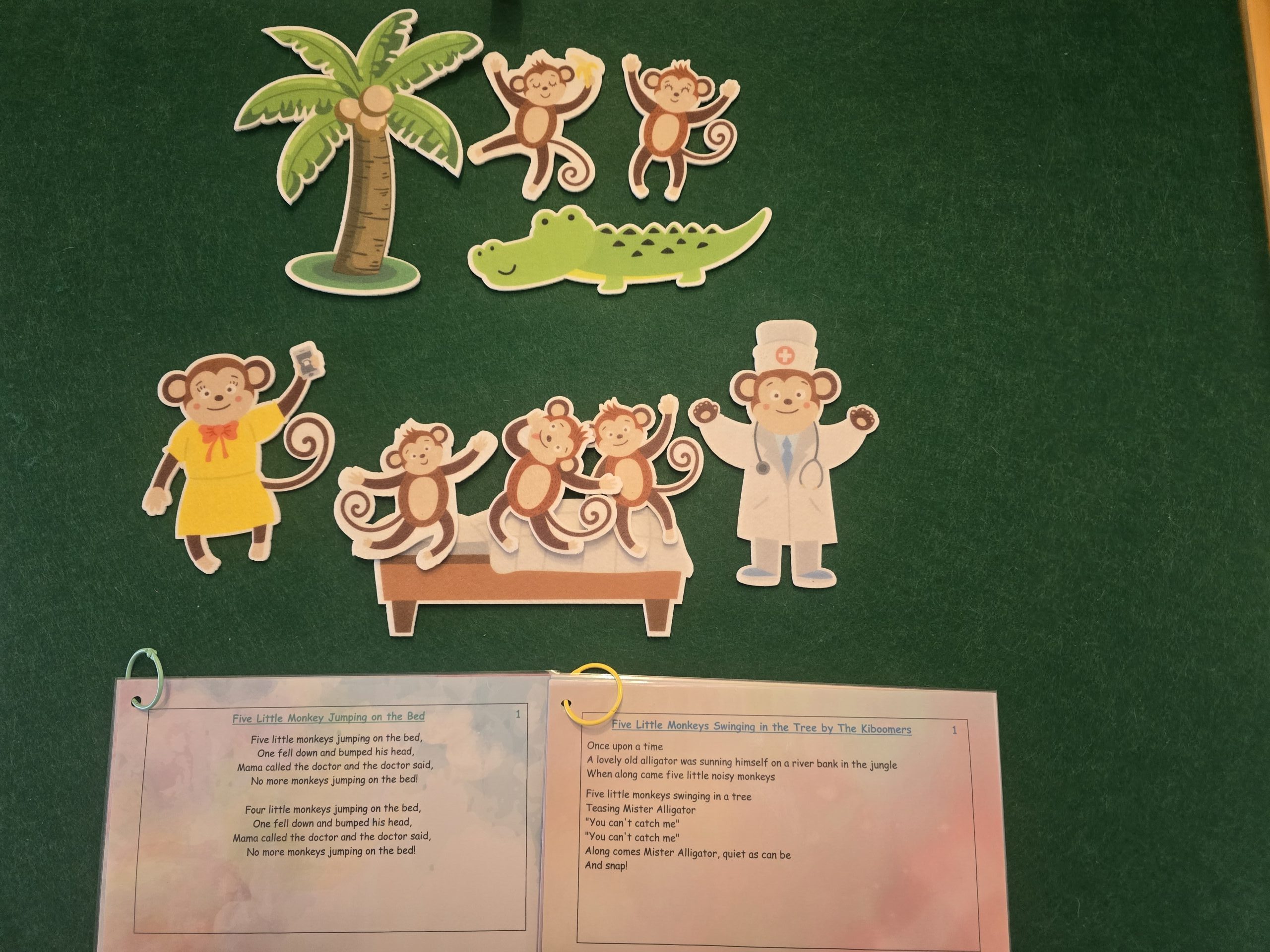 5 Little Monkeys Jumping on the Bed - Image 2