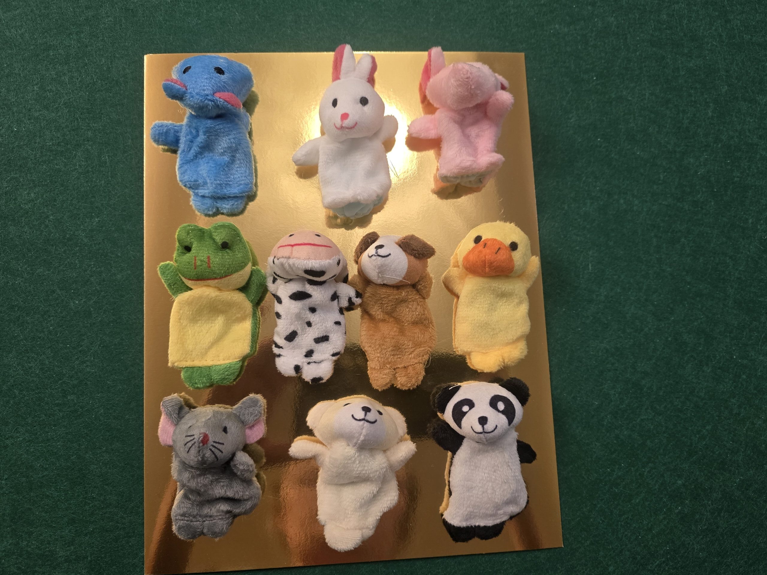 10 Pack Mini Animal Finger puppets - Image 2